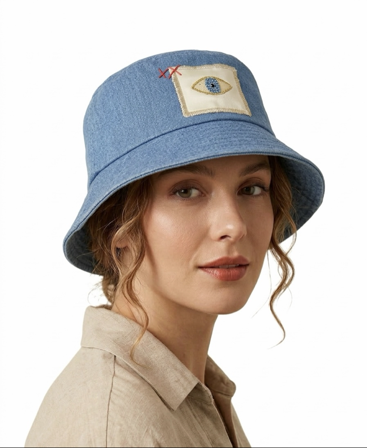Denim Bucket Şapka