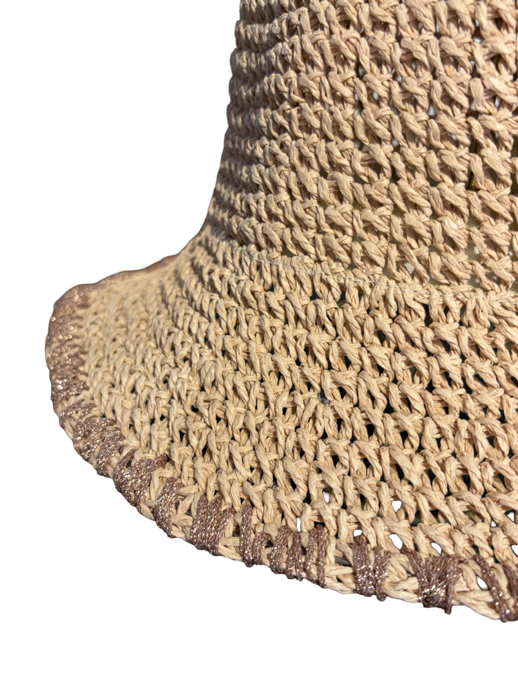 Rafya Bucket Şapka