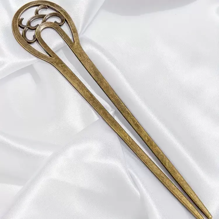 Geleneksel Uzak Doğu Metal Saç Pini