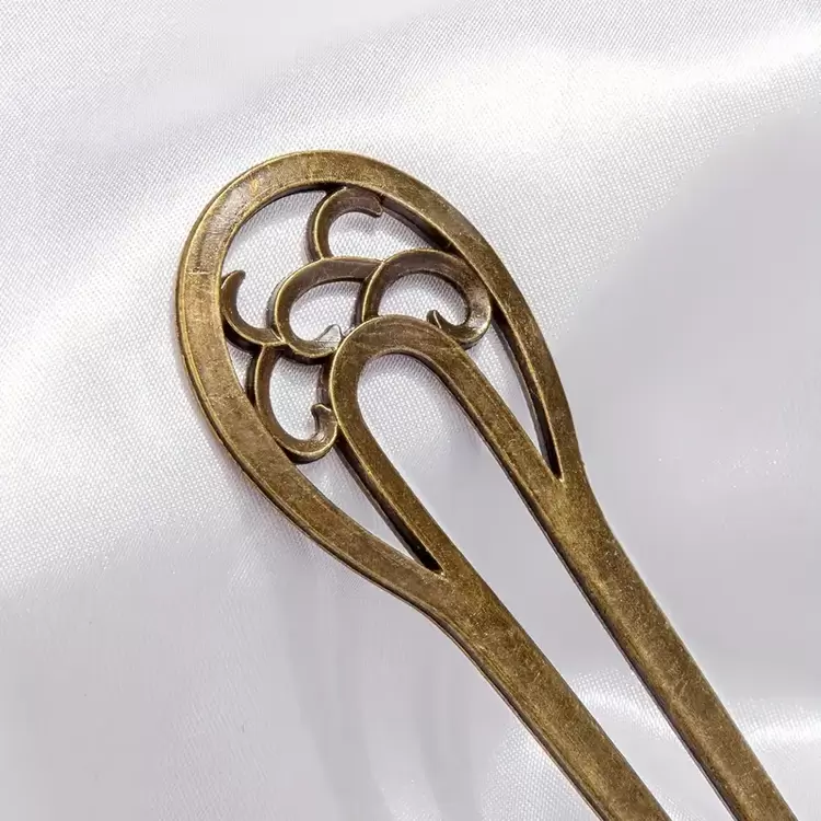 Geleneksel Uzak Doğu Metal Saç Pini