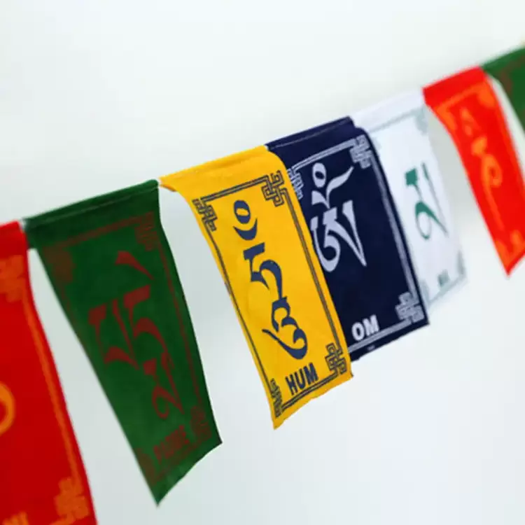 Tibet Dua Bayrakları & Om Ma Ni Padme Hum
