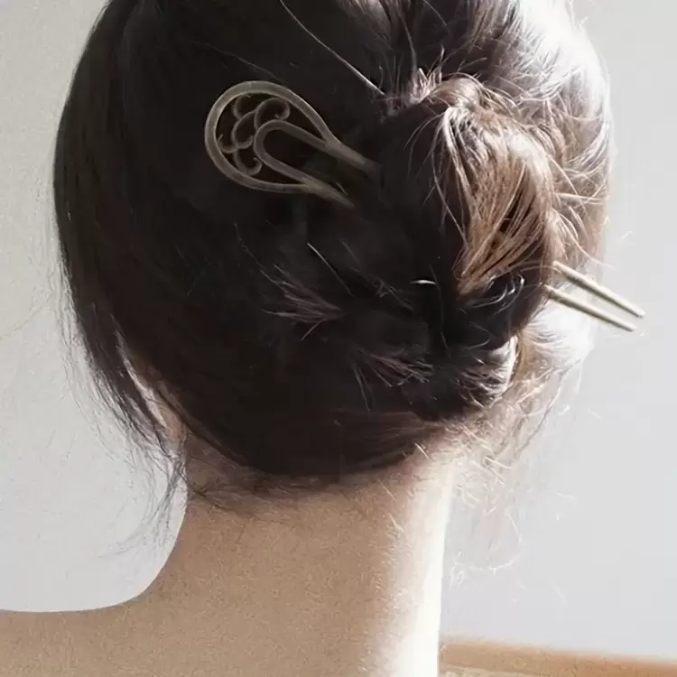 Geleneksel Uzak Doğu Metal Saç Pini