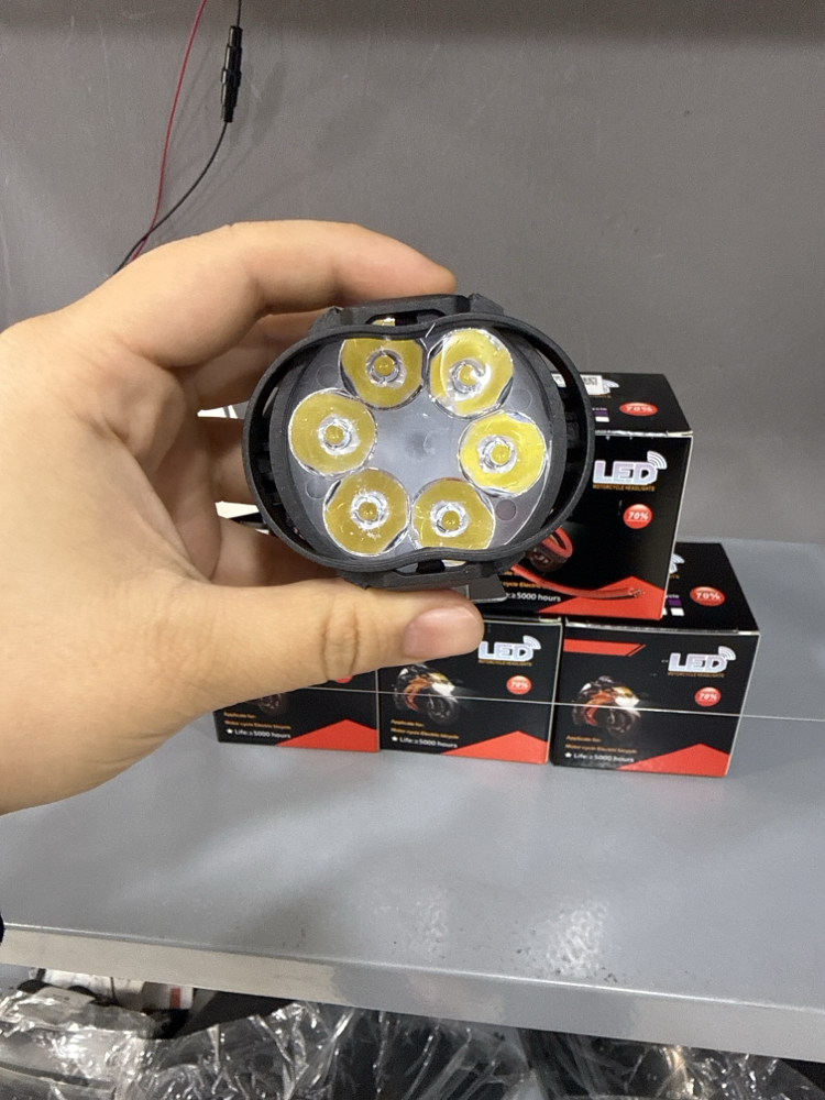 9-85Volt Uyumlu 6 Mercek Beyaz Led 1 Adet