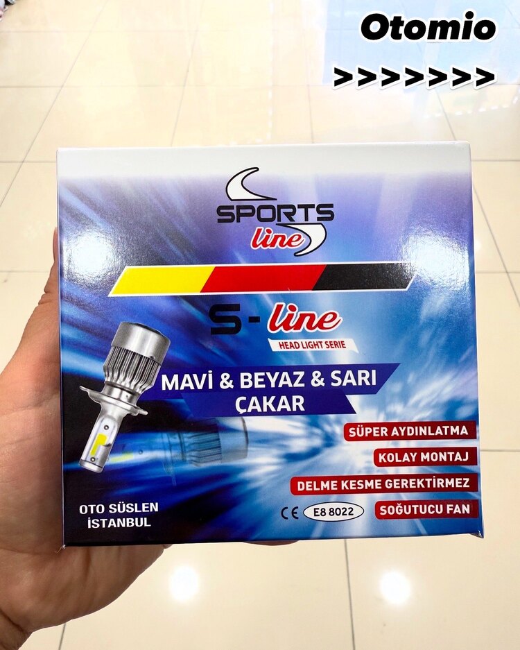 H4 3 Renk LED Xenon