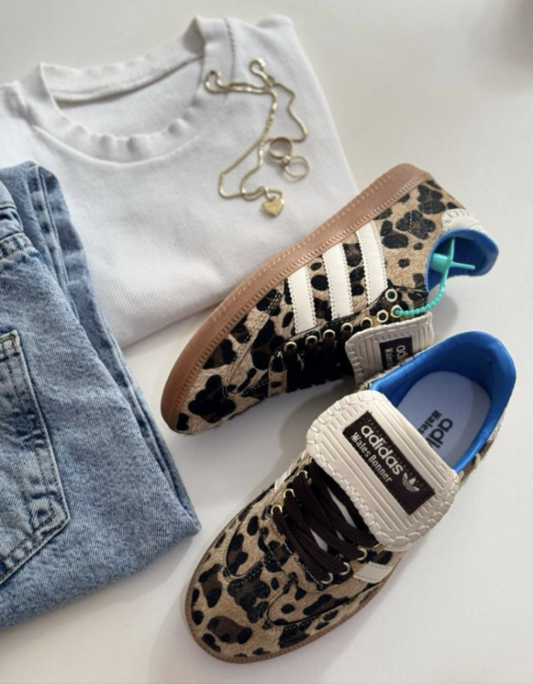 Adidas leopar bayan ayakkabı