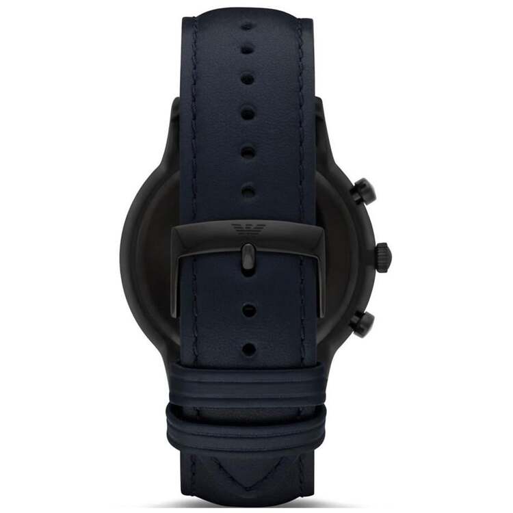 Emporio Armani AR2481 Erkek Kol Saati – Siyah / Lacivert Deri / Chronograph