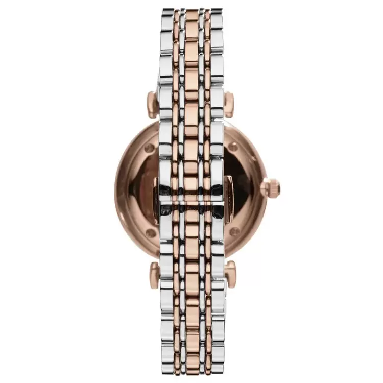 Emporio Armani AR1683 Kadın Kol Saati – İki Ton Çelik / İnci Kadran / 32 mm