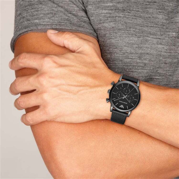 Emporio Armani AR1737 Erkek Kol Saati – Siyah / Chronograph / 41 mm