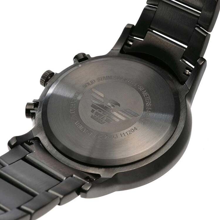 Emporio Armani AR2453 Erkek Kol Saati – Siyah / Chronograph / 43 mm