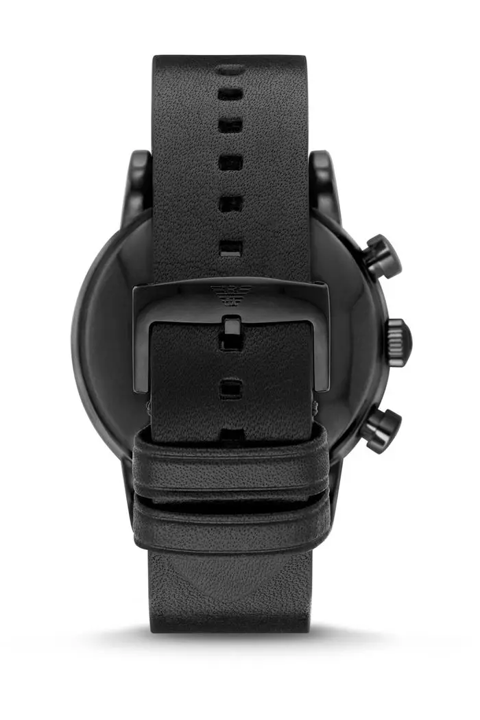 Emporio Armani AR1918 Erkek Kol Saati – Siyah / Deri / Kronograf