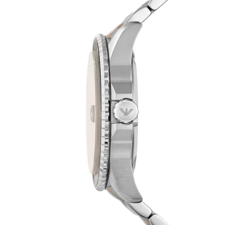 Emporio Armani AR11340 Erkek Kol Saati – Diver Stil / Kahverengi Kadran / 10 ATM