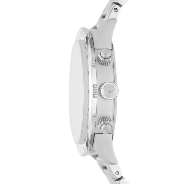 Emporio Armani AR11306 Erkek Kol Saati – Mavi Kadran / Çelik Bilezik / Kronograf