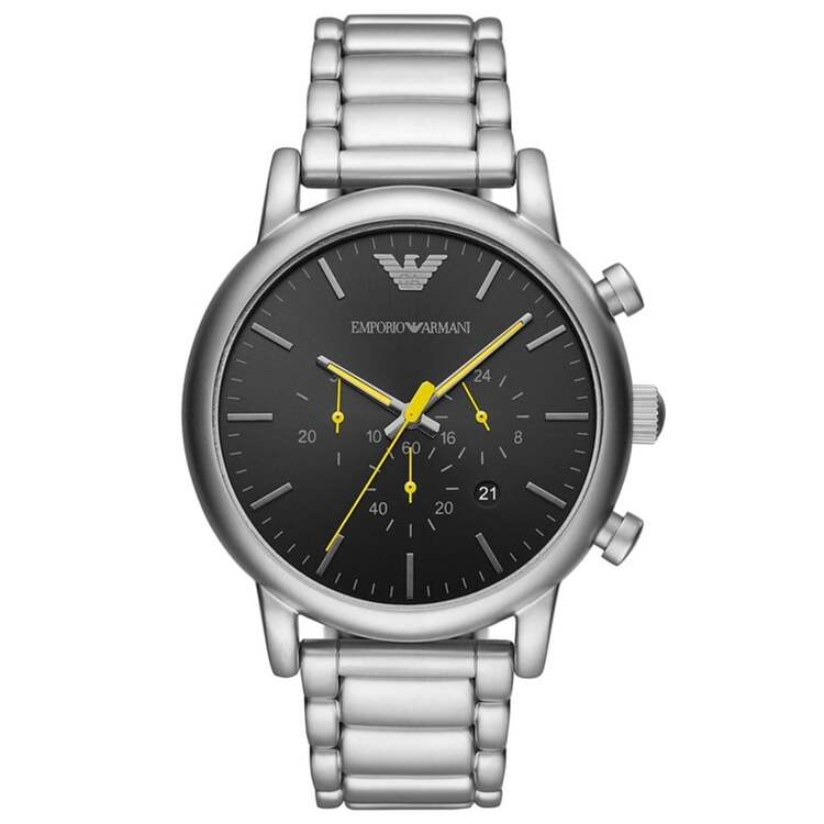 Emporio Armani AR11324 Erkek Kol Saati – Siyah Kadran / Çelik / 5 ATM