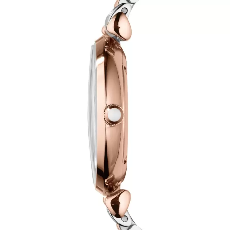 Emporio Armani AR1683 Kadın Kol Saati – İki Ton Çelik / İnci Kadran / 32 mm