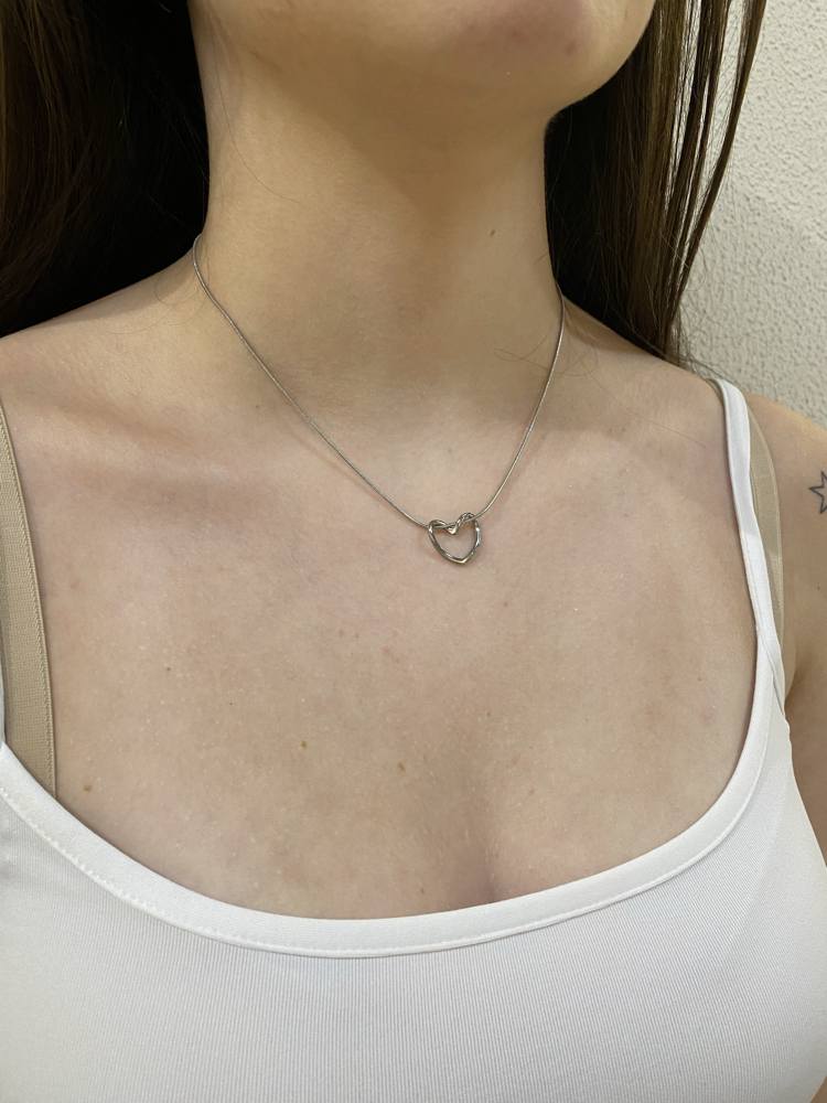 Gold/Silver Kalp Kolye