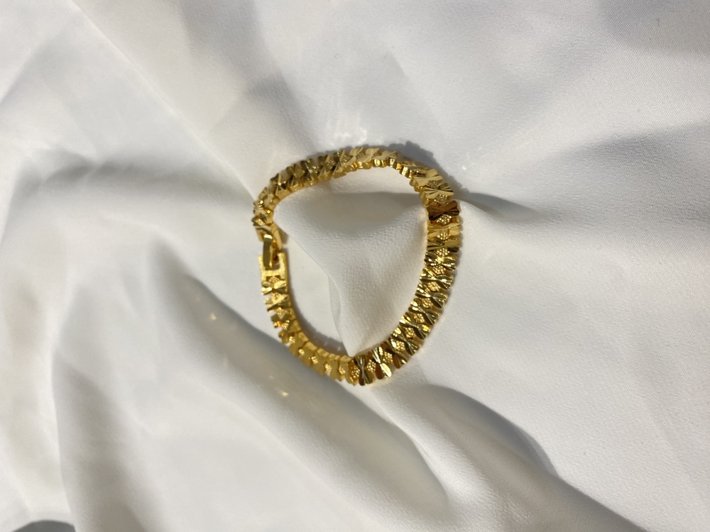 Gold Kalın Bileklik