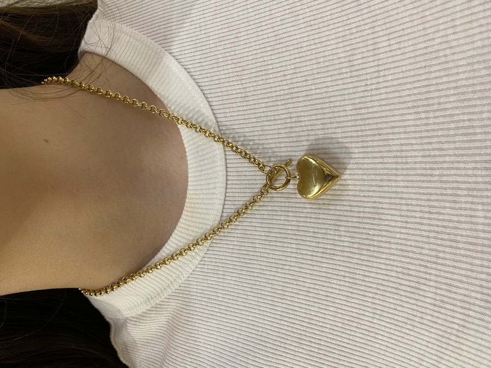 Gold/Silver Kalpli Kolye