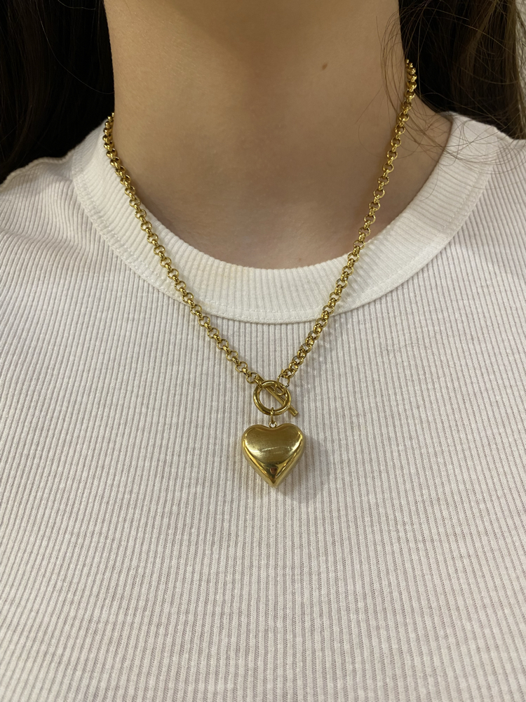 Gold/Silver Kalpli Kolye