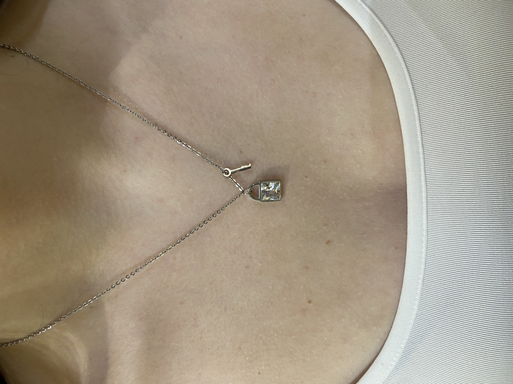 Gold/Silver Kilit&Anahtar Kolye
