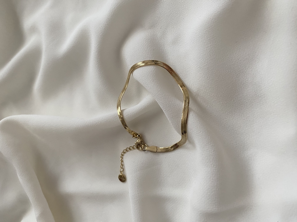 Gold/Silver Flat Bileklik