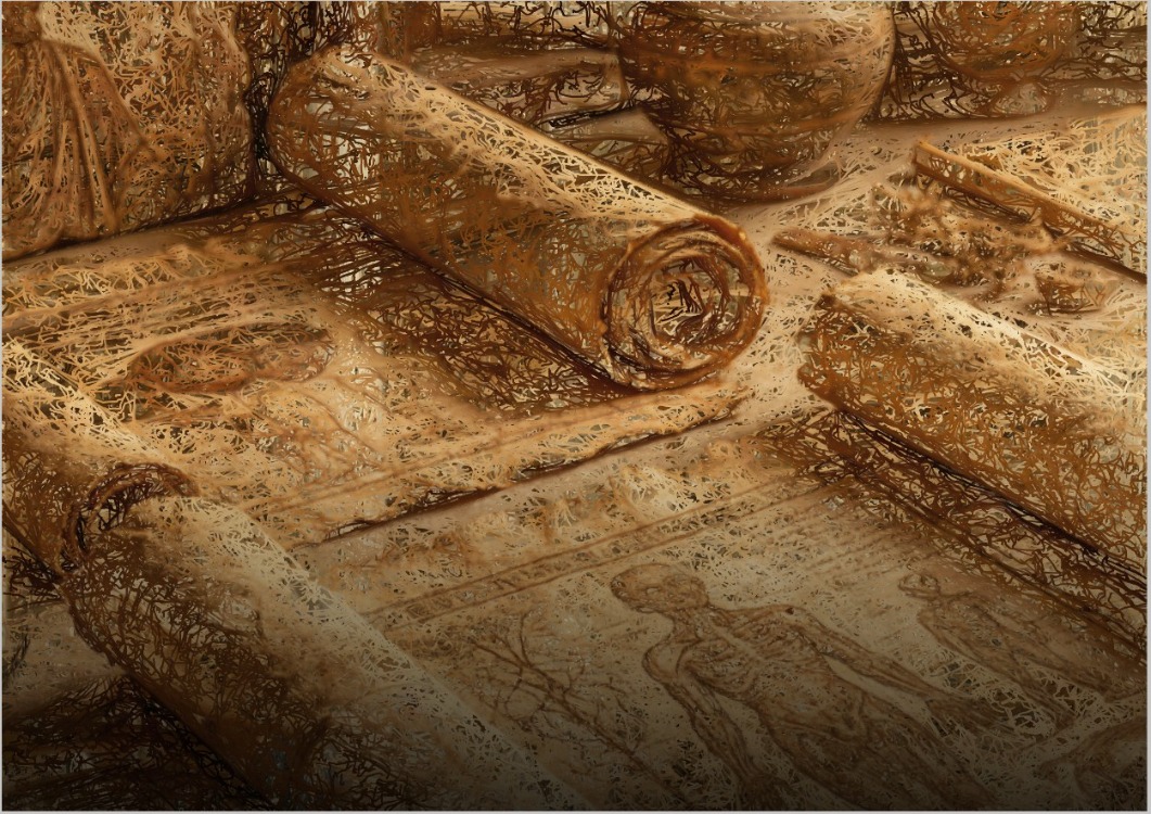 Antik Tıp ve Anatomi Parşömenleri – İskenderiye Kütüphanesi Serisi  (A3)