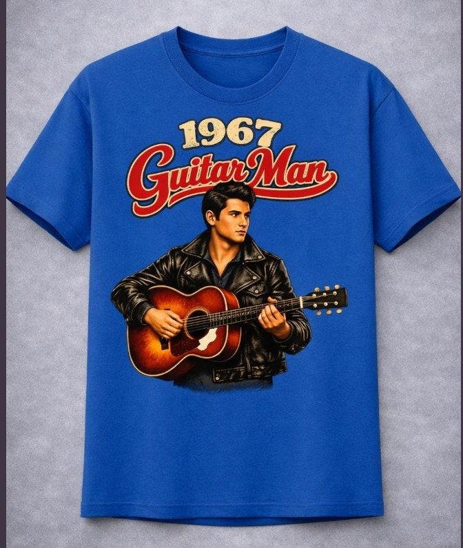 1967 Guitar Man Tişört
