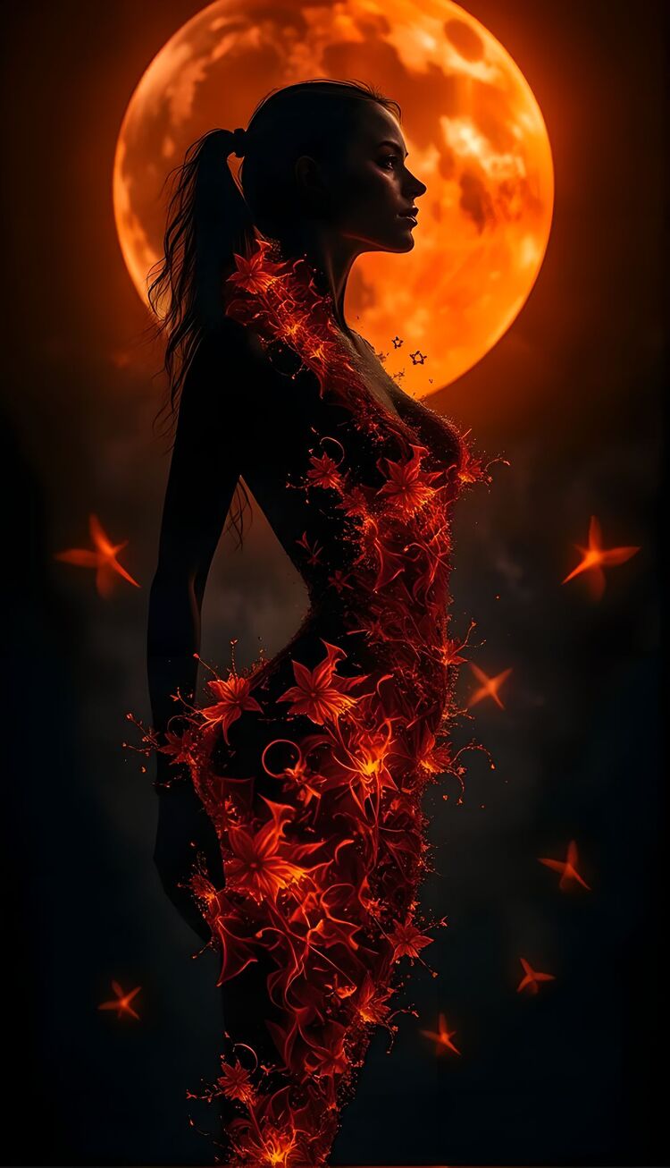 Girl in fire #3