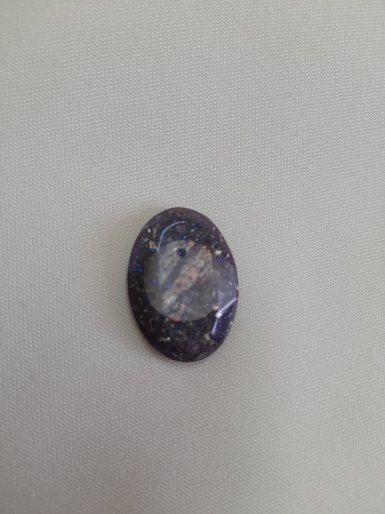 Oval mini sedefli kolye