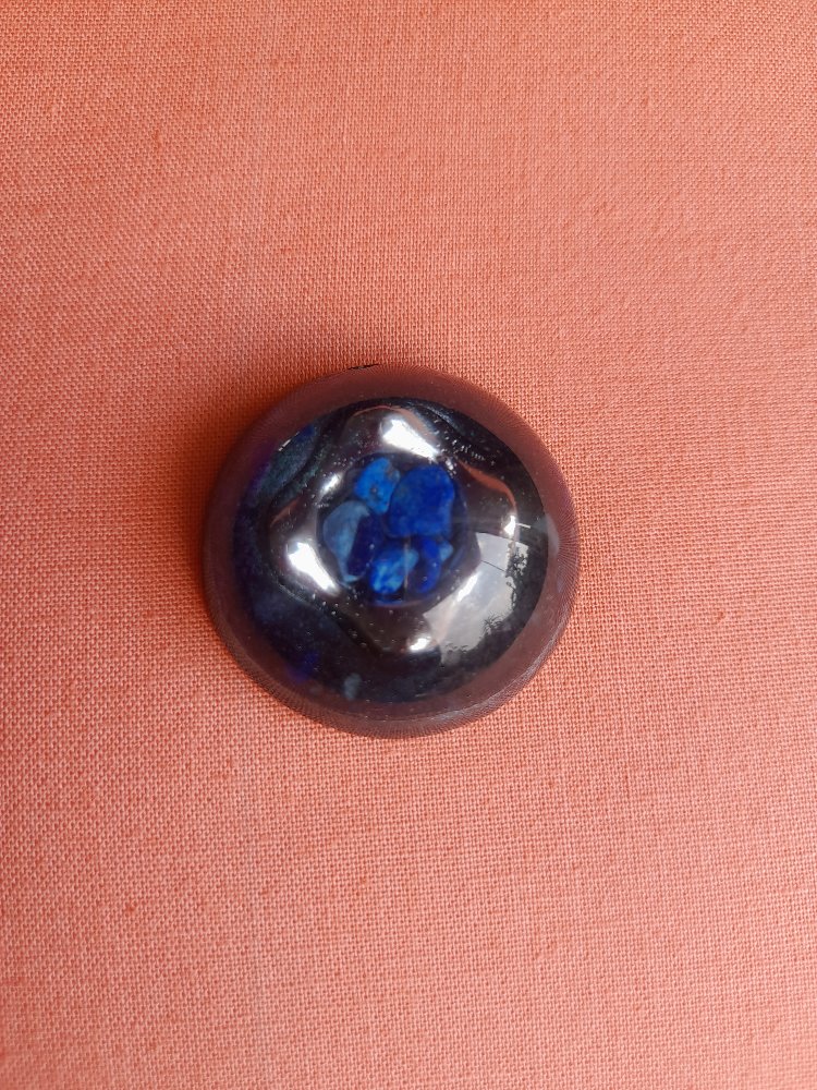 Yarım Küre orgonit obje lapislazuli