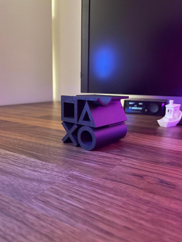 PlayStation Logo Stand | İkonik Tasarım | 3D Baskı Dekoratif Stand