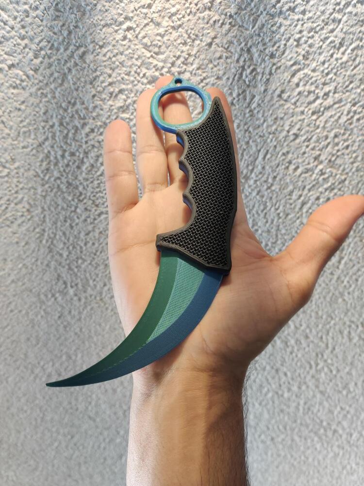  CS2 Karambit | 3D Baskı Dekoratif Bıçak | Koleksiyonluk Tasarım