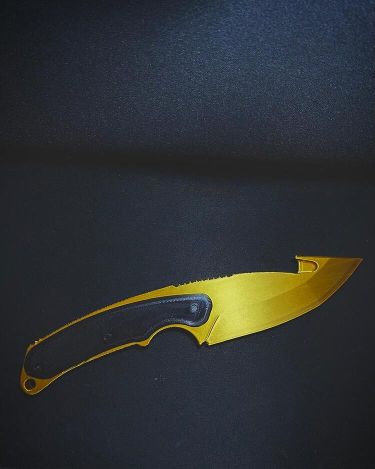CS2 Gut Knife | 3D Baskı Koleksiyonluk Bıçak | Dekoratif Tasarım