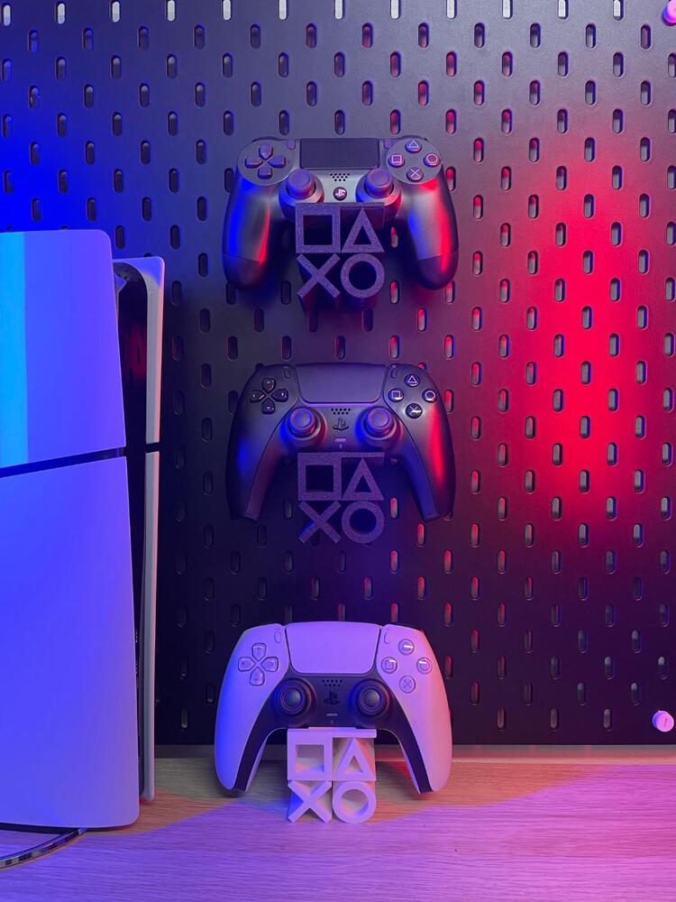 PlayStation Logo Stand | İkonik Tasarım | 3D Baskı Dekoratif Stand