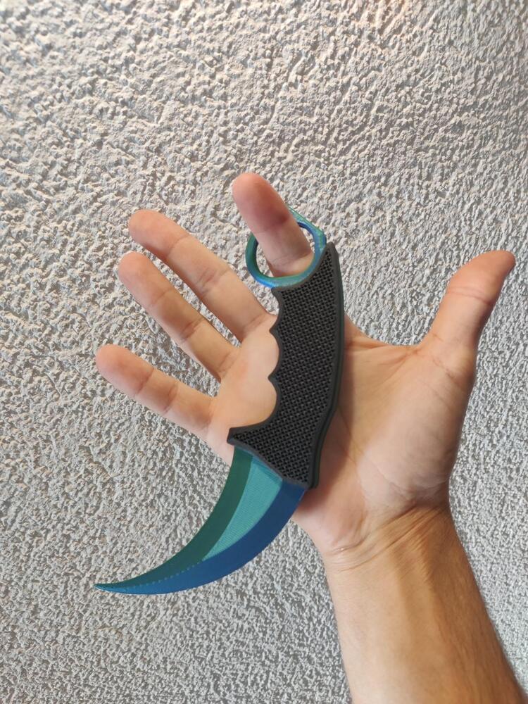  CS2 Karambit | 3D Baskı Dekoratif Bıçak | Koleksiyonluk Tasarım