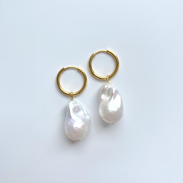 Gold Baroque Earrings