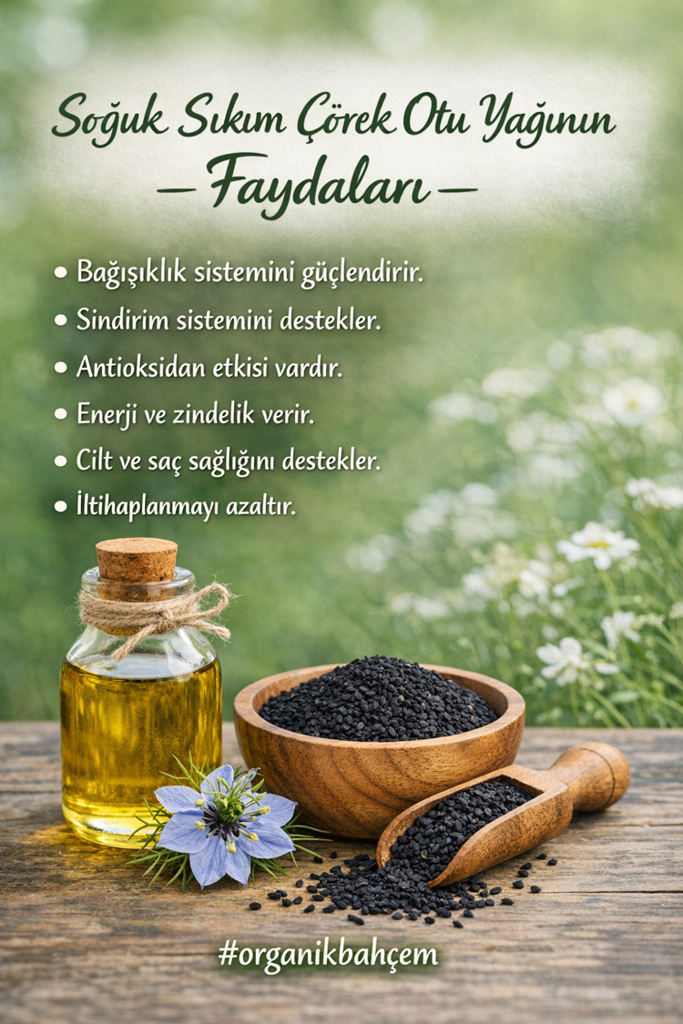 Çörek otu yağı ( soğuk sıkım) 100 ml