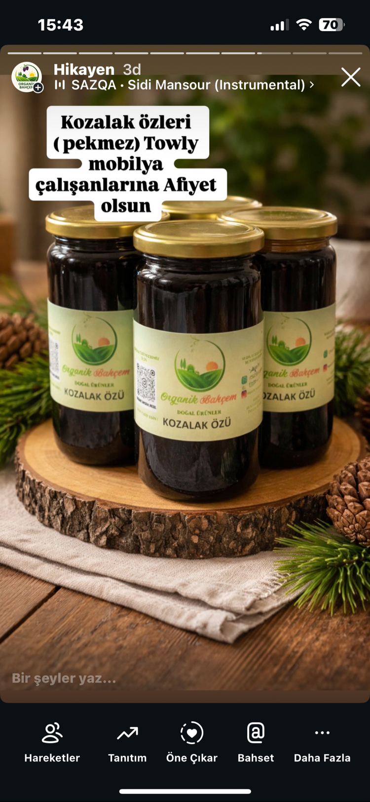 Kozalak özü ( pekmezi)