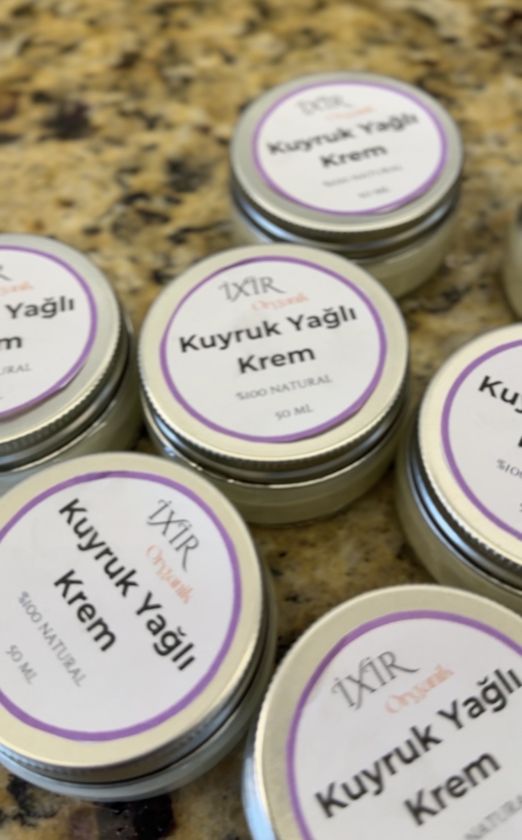 Doğal Kuyruk Yağlı Krem – Eklem ve Cilt Bakımı İçin Şifalı Dokunuş!