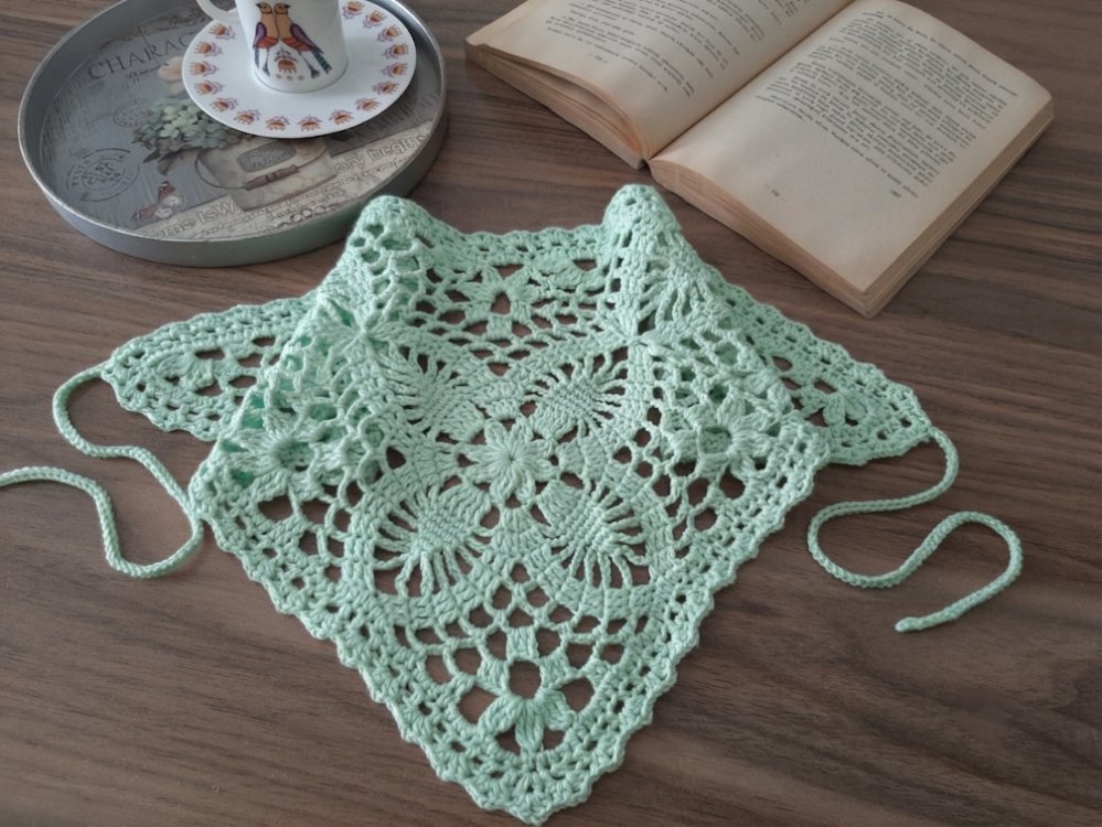 Vintage Dantel Bandana