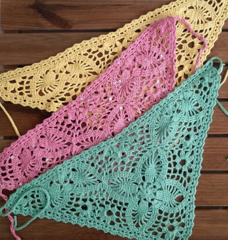 Vintage Dantel Bandana