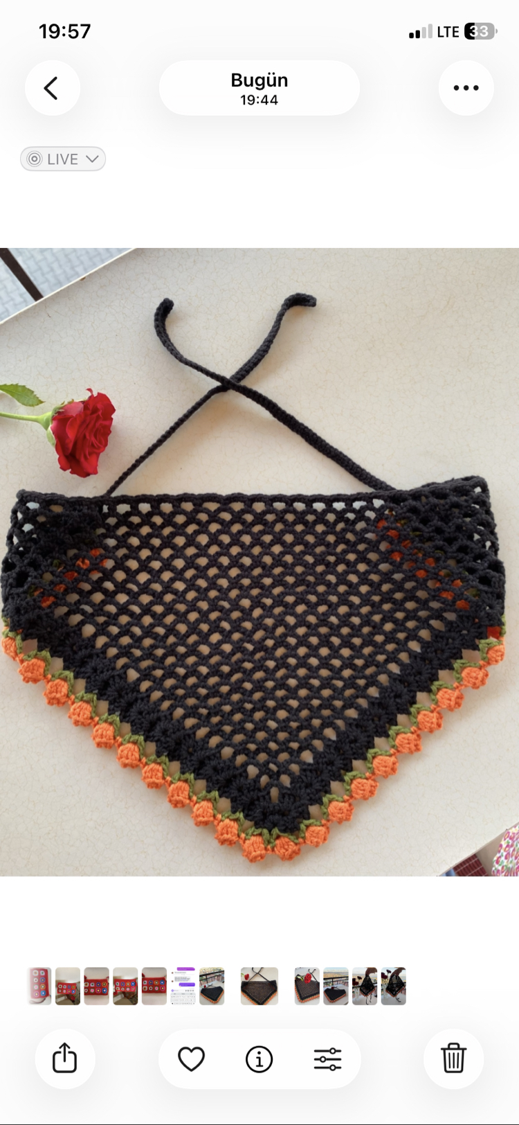 Örgü Bandana