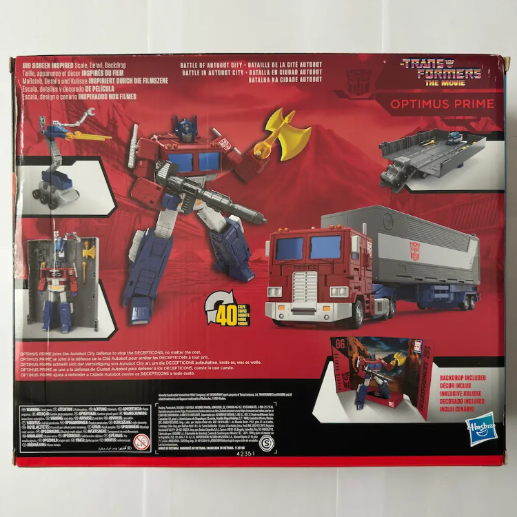 Hasbro Transformers Studio Series 86-31 Optimus Prime (Tükendi)