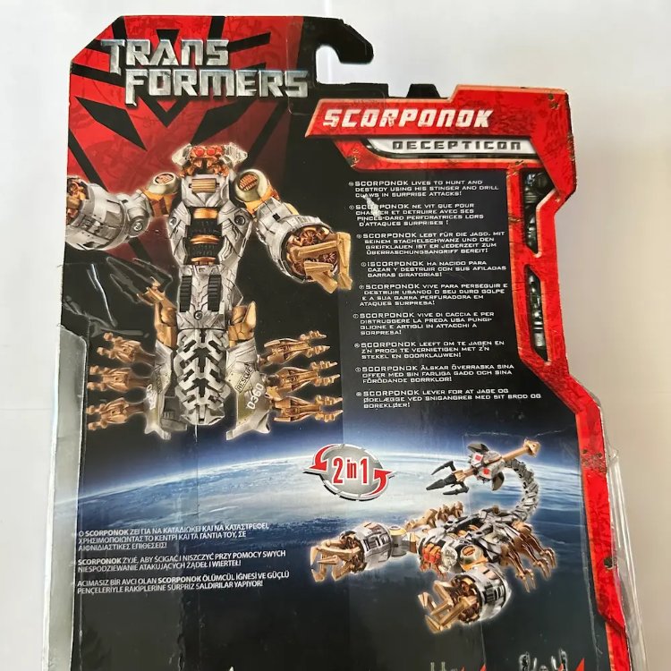 Hasbro Transformers Movie Mainline Deluxe Scorponok (Tükendi)