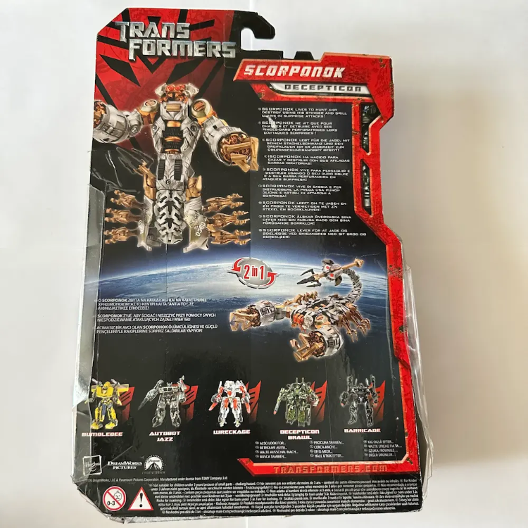 Hasbro Transformers Movie Mainline Deluxe Scorponok (Tükendi)