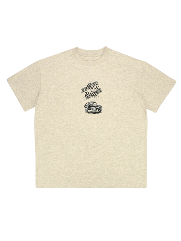 Unisex Off Road Temalı Baskılı %100 Pamuk Tshirt