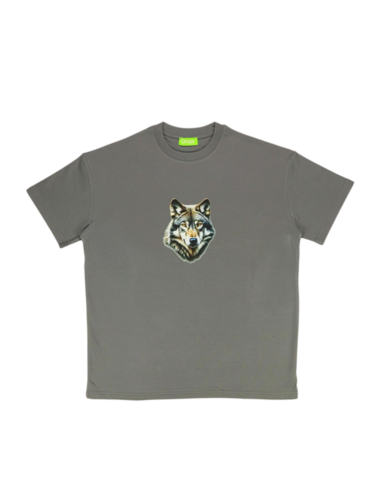 Unisex Kurt Baskılı %100 Pamuk Basic Tshirt