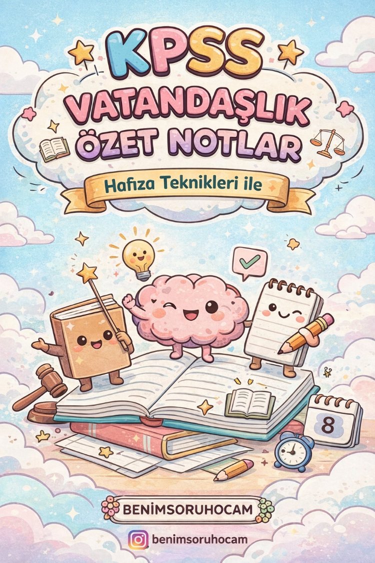 KPSS VATANDAŞLIK ÖZET NOTLARI PDF