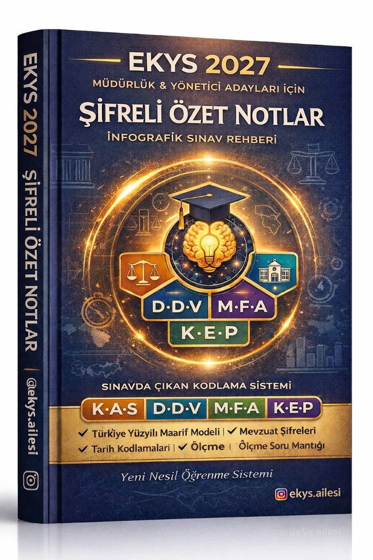 YENİ 2027 EKYS ŞİFRE PDF (TÜM KONULAR)