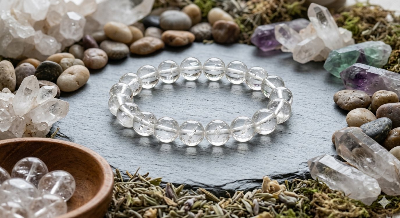 14 mm Kristal Kuvars Bıleklik 