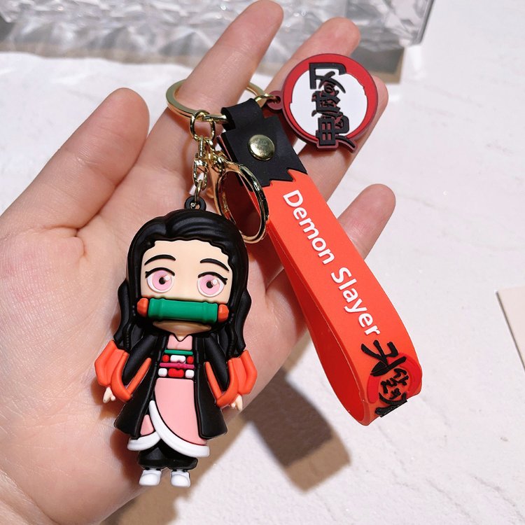Demon Slayer Figür Anahtarlık(Sticker hediyeli)